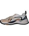 Woman and Man sports shoes GEOX T94BUA 04314 T02  C0812 LT BEIGE-WHITE