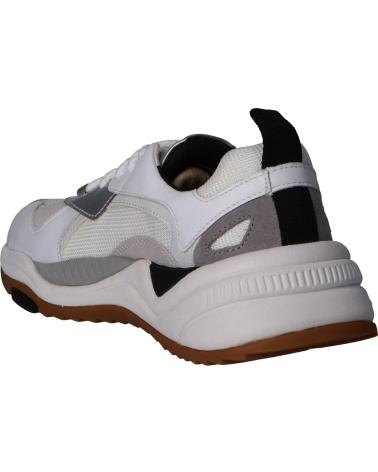 Woman and Man sports shoes GEOX T94BUA 02214 T02  C1S1Z PAPYRUS-WHITE