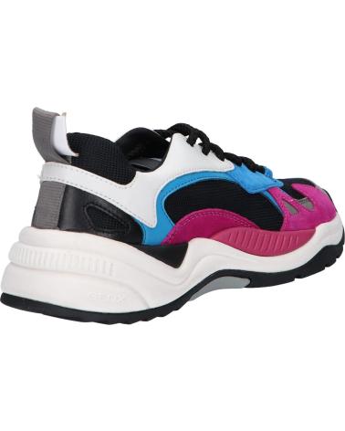 Woman and Man sports shoes GEOX T94BUA 02214 T02  C4D9B AZURE-BLACK