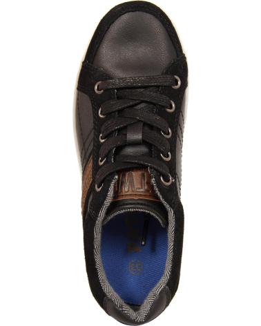 Chaussures Patrick  pour Garçon 196540-B5300 BLACK-D NATURAL