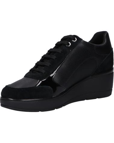 Zapatos de cuña GEOX  per Donna D36RAC 05422 D ILDE  C9999 BLACK