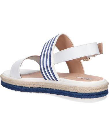 Sandalias GEOX  de Mujer D02GFE 04311 D LEELU  C0006 WHITE-BLUE