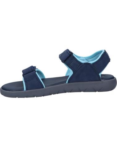 Woman and girl and boy Sandals TIMBERLAND A43FH NUBBLE  NAVY NUBUCK