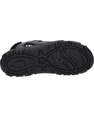 Man Sandals GEOX U6224B 0MEBC U S STRADA  C9999 BLACK