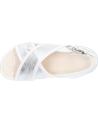 Woman Sandals GEOX D92CMA 0CFBC D OTTAYA  C0434 SILVER-WHITE