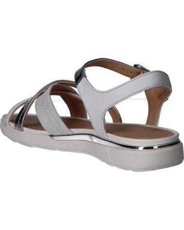 Woman and girl Sandals GEOX D02GZA 0BN85 D HIVER  C0434 SILVER-WHITE