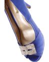 Zapatos de tacón Glamour  per Donna B038013-B7345  BLUE