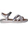 Woman and girl Sandals GEOX D02GZA 0BN85 D HIVER  C0434 SILVER-WHITE