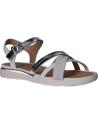 Woman Sandals GEOX D02GZA 0BN85 D HIVER  C0434 SILVER-WHITE