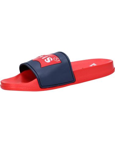 girl and boy and Woman Flip flops LEVIS VPOL0061S POOL  0290 NAVY RED