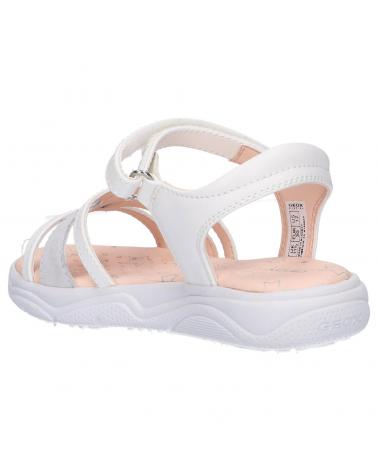 girl Sandals GEOX J15DUG 05422 J DEAPHNE  C1000 WHITE