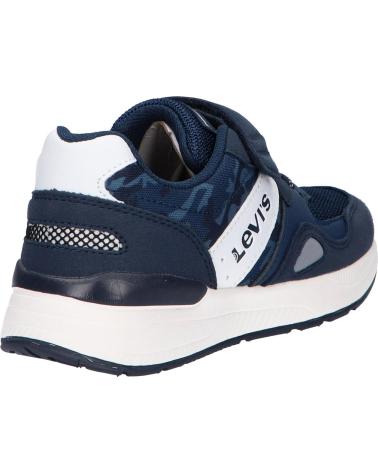 girl and boy sports shoes LEVIS VBOS0030T BOSTON  0195 NAVY WHITE