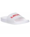 Woman and girl and boy Flip flops LEVIS VPOL0077S POOL  0061 WHITE