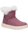 girl and Woman Mid boots GEOX J36HUD 000AU J THELEVEN  C8025 ROSE SMOKE