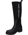 Woman boots CALVIN KLEIN YW0YW00838 HIGH RAINBOOT NEOPRENE  BDS TRIPLE BLACK