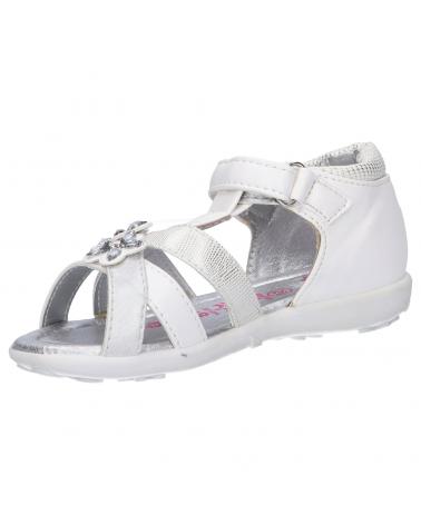 girl Sandals URBAN 220430-B1080  WHITE-SILVER