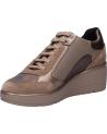 Chaussures compensées GEOX  pour Femme D36RAC 05422 D ILDE  C6692 DK TAUPE