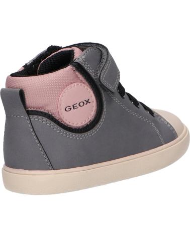 girl Mid boots GEOX B361MD 0MEFU B GISLI  C0502 GREY-PINK