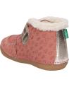 Chaussures KICKERS  pour Fille 909730-10 SO SCHUSS  132 ROSE OR FANTAIS