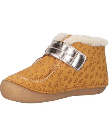 Chaussures KICKERS  pour Fille 909730-10 SO SCHUSS  72 JAUNE OR FANTAI