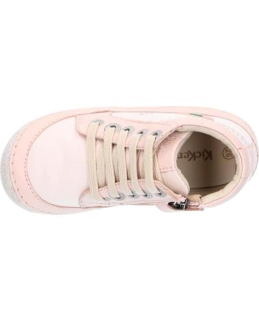 Chaussures KICKERS  pour Fille 928061-10 SONISTREET WASII  131 ROSE CLAIR
