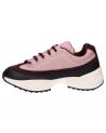 Woman sports shoes ELLESSE 615987 SPARTA LTHR AF  PNK-BURG-BLK