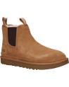 Man Mid boots UGG 1121644 NEUMEL CHELSEA BLK  CHESTNUT