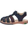 boy Sandals KICKERS 349506-10 PLATINIUM  10 MARINE