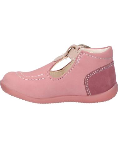 Chaussures KICKERS  pour Garçon et Fille 621016-10 BONBEK-2  132 ROSE TRICOLORE