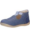 Chaussures KICKERS  pour Garçon et Fille 621016-10 BONBEK-2  53 BLEU TRICOLORE