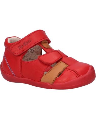 girl and boy Sandals KICKERS 858390-10 WASABOU  41 ROUGE CAMEL