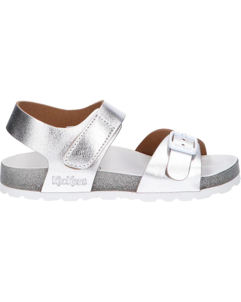 Woman and girl Sandals KICKERS 858541-30 SUNKRO  16 ARGENT