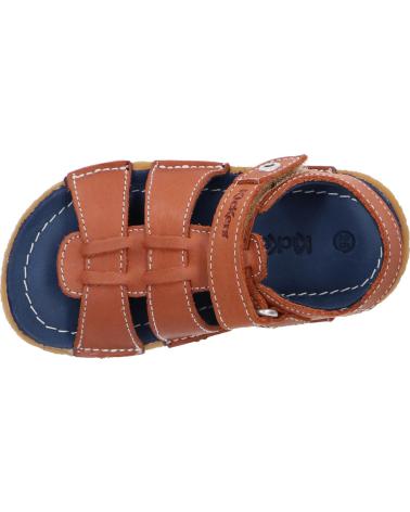 girl and boy Sandals KICKERS 858770-30 PEPNUT  114 CAMEL