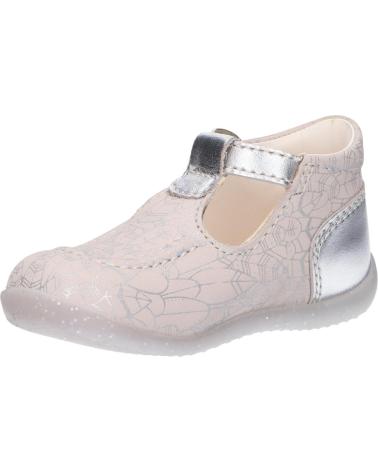 girl shoes KICKERS 860652-10 BONBEK-2  163 ARGENT ETHNIC