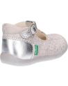 Schuhe KICKERS  für Mädchen 860652-10 BONBEK-2  163 ARGENT ETHNIC