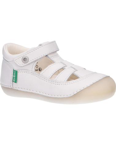 Chaussures KICKERS  pour Fille 611084-10 SUSHY  3 BLANC
