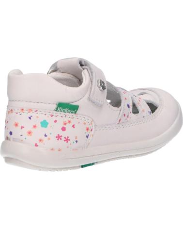 Chaussures KICKERS  pour Fille 692384-10 KIKI  32 BLANC BLOSSOM