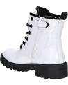 Woman and girl boots GEOX J9420G 000HH J CASEY GIRL  C0404 WHITE-BLACK