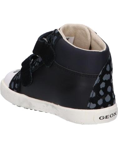 girl and boy Mid boots GEOX B26D5C 08522 B KILWI  C9999 BLACK