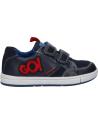 girl and boy Trainers GEOX B1643A 08522 B TROTTOLA BOY  C4075 DK NAVY-RED