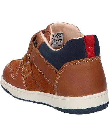 Zapatos GEOX  de Niño B161LA 022ME B NEW FLICK BOY  C6381 LT BROWN-NAVY