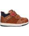 Schuhe GEOX  für Junge B161LA 022ME B NEW FLICK BOY  C6381 LT BROWN-NAVY