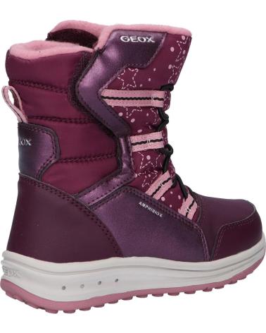 Woman and girl boots GEOX J26FUA 054FU J ROBY GIRL B ABX  C8887 VIOLET-PINK