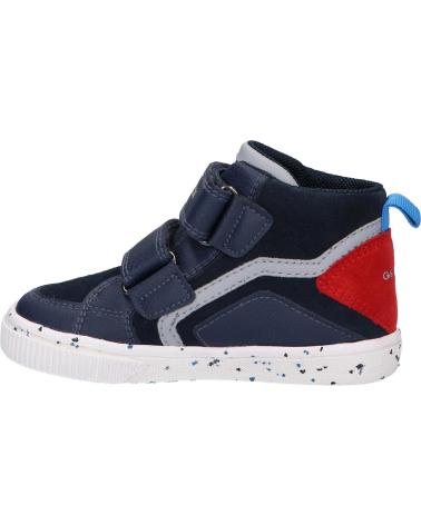 girl and boy Mid boots GEOX B04A7C 022ME  C0735 NAVY-RED