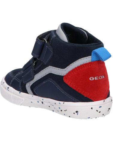 girl and boy Mid boots GEOX B04A7C 022ME  C0735 NAVY-RED