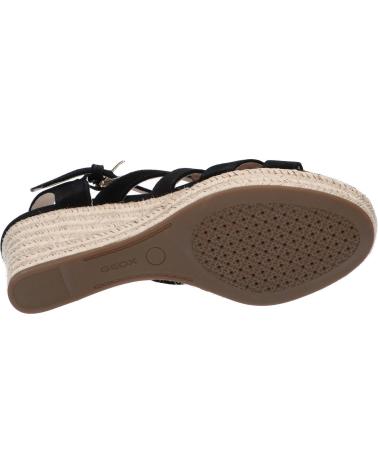 Woman Sandals GEOX D92N7C 00022 D SOLEIL  C9999 BLACK