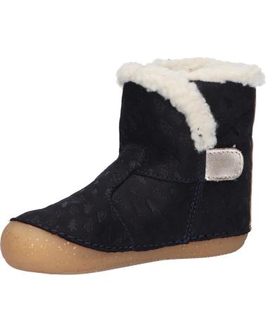 Bottes KICKERS  pour Fille 909740-10 SO WINDY  102 MARINE OR FANTA