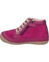 girl and boy shoes KICKERS 928062-10 SONISTREET GOAT SUED  181 PRUNE