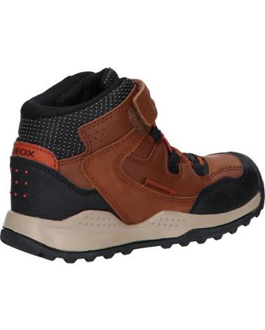 Schuhe GEOX  für Junge J16AEA 0FEFU J TERAM BOY B ABX  C6FN6 BROWN-RUST