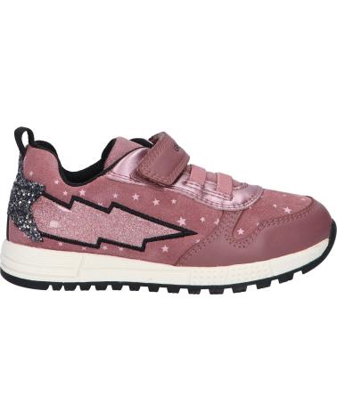 Zapatillas deporte GEOX  de Niña B263ZA 0BS02 B ALBEN GIRL  C8049 DK ROSE-BLACK